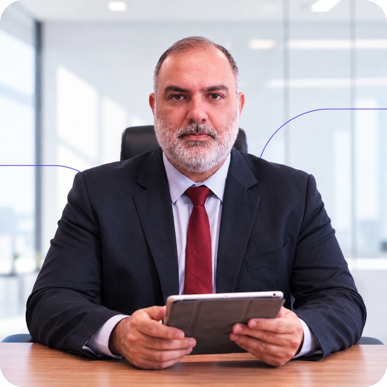 Marco Polese, da PromoVie, em ambiente corporativo, representando comunicação, liderança e promoção da saúde